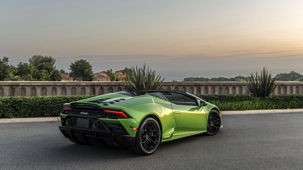 2020 Lamborghini Huracán Evo Spyder Review, Cars Slothtoday, KBB, INsurance cars.